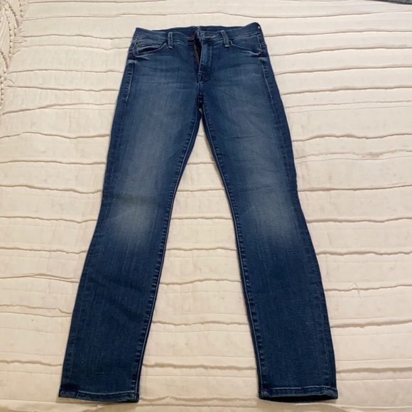 Mother “Looker Ankle” High Waisted Skinny Jeans - Picture 1 of 4